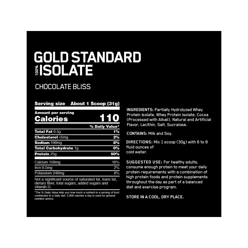 Optimum Nutrition Whey Gold Isolate 716 g