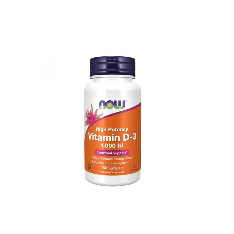 NOW365 Vitamin D-3 1000IU 180 soft gels